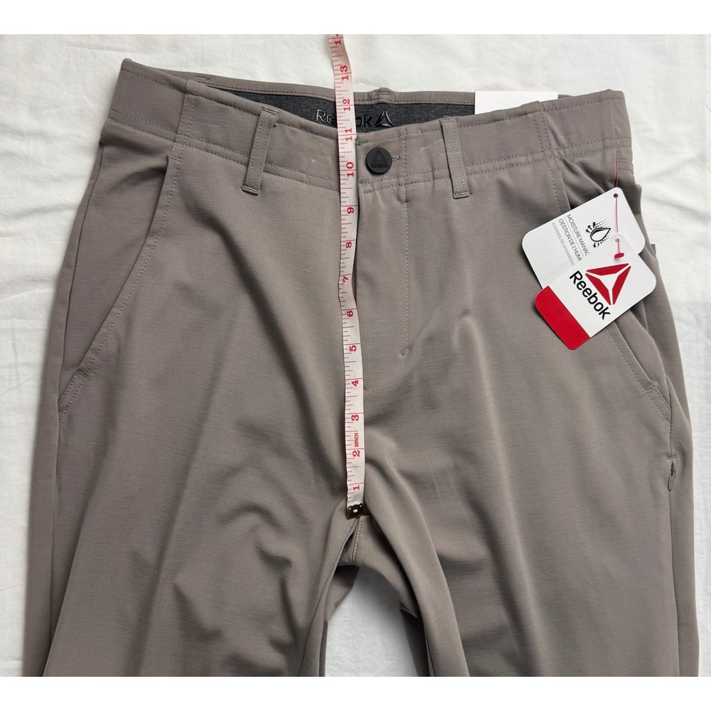Reebok Mens 6 Pocket Pant Driftwood Brown Regular Fit 30x32 NWT - Picture 10 of 16